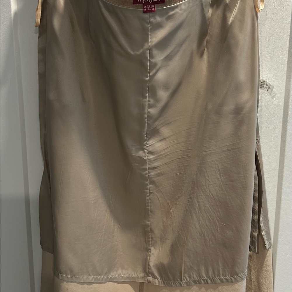Vintage Monsoon suede skirt like new - Picture 3 of 4